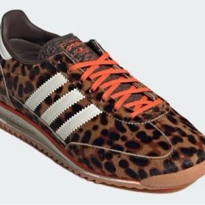 Adidas Samba SL 72 OG- Cheetah print w/ Orange Accents